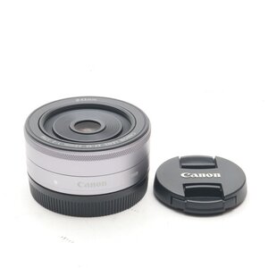 Canon 単焦点広角レンズ EF-M22mm F2 STM シルバー ミラーレス一眼対応 EF-M222STMSL