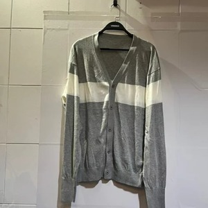 UNIFORM EXPERIMENT 22ss CHEST LINE KNIT CARDIGAN サイズ4 ユニフォームエクスペリメント チェストラインコットンニットカーディガン