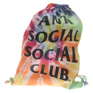 ANTI SOCIAL SOCIAL CLUB アンチソーシャルソーシャルクラブ ロゴプリント ナップザック タイダイバックパック マルチ