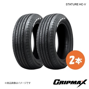 GRIPMAX/グリップマックス STATURE H/T300 タイヤ 2本 145/80R12 80/78Q レイズドホワイトレター 6972435764762