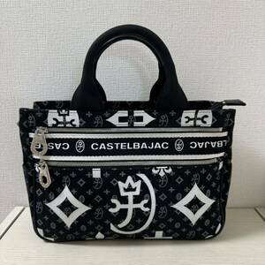 【新品同様】カステルバジャック CASTELBAJAC トートバッグ　ニース ブラック　黒　038511 38511 ハンドバッグ