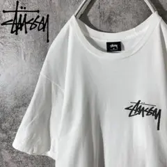 [大人気]　ステューシー　Tシャツ　ビックプリント◎　ストックロゴ　存在感◎