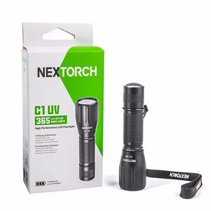 UV懐中電灯/フラッシュライト ネクストーチ アニサキスライト 紫外線 365nm LED NEXTORCH C1 UVｘ１本/送料無料 ブラックライト