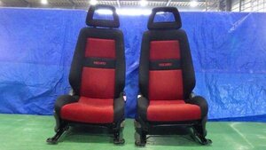 【宮城 塩釜発】中古 ドライバーシート/アシスタントシートセット ＫＥＩ TA-HN22S 社外品 RECARO（レカロ） ※個人宛発送不可