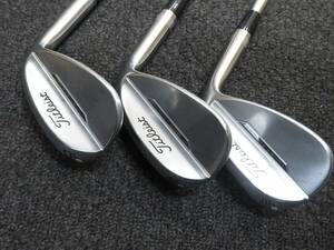 1円～　タイトリスト VOKEY FORGED　ボーケイ フォージド　50/52/56　Mグラインド　DG　S200　3本セット