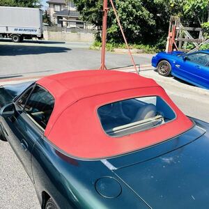 マツダ ロードスター NB8C 赤 ソフトトップ 幌