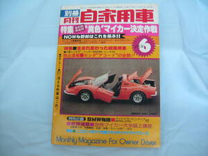 中古　別冊月刊自家用車　1976年　6月号　内外出版社　ジープ　4輪駆動　キャブオーバー　ピックアップ　ワゴン　ハッチバック