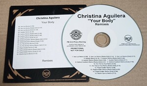 Christina Aguilera / Your Body (Remixes)　クリスティーナ・アギレラ　紙ジャケプロモCDR