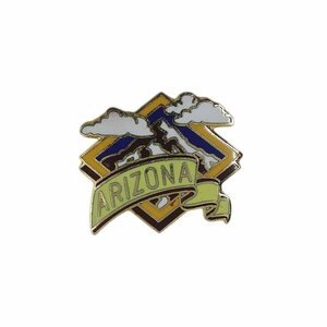 ARIZONA アリゾナ州 ピンズ 山 ピンバッジ 留め具付き レトロ ピンバッチ アメリカ輸入雑貨