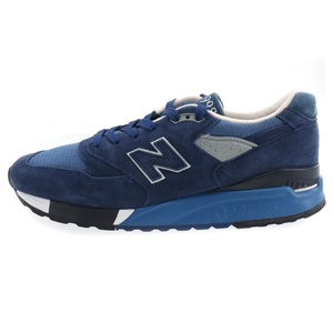 New Balance ニューバランス M998CJ5 J. Crew ジェイクルー スエード ローカットスニーカー ブルー US10/28cm