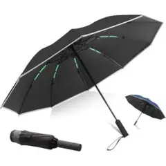 折りたたみ傘 折り畳み傘 軽量 自動開閉 晴雨兼用 超撥水 UVカット 黒