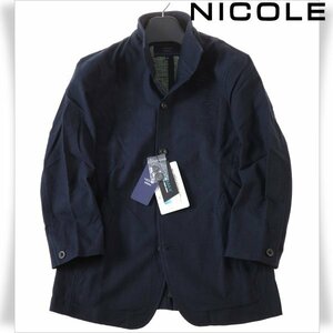 新品1円～★ニコル セレクション NICOLE selection メンズ 吸水速乾 カラミ ワイヤースタンドカラー ジャケット 48 L ブルゾン ◆5523◆