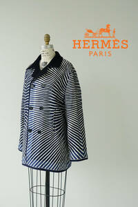 HERMES by Martin Margiela エルメス マルタン マルジェラ期 シルク Pコート size LA 0403396