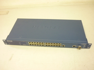 ☆ネットギア/NETGEAR☆FS726T☆24ポートスイッチングハブ☆ProSafe 24port 10M/100M Switch☆h04444