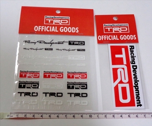 TRD ミニステッカーセット OFFICIAL GOODS トヨタ TOYOTA 08231-SP182 SP011-B2