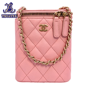 ★美品★CHANEL シャネル　ミニバニティ　AP2195　キャビア　ピンク　31××××××　中古A【辻屋質店B2893】