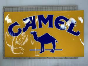 G【貴重/当時物/非売品】超特大　CAMEL　キャメル　喫煙グッズ　煙草　ステッカー　シール　※約470×270mm　　
