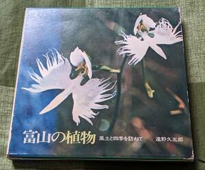 富山文庫　富山の植物　進野久五郎　初版　昭和４８年１１月２３日　中古本