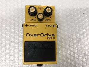 D192-60　 BOSS ボス OverDrive オーバードライブ エフェクター OD-3 ギター エレキギター 音楽 音響 バンド