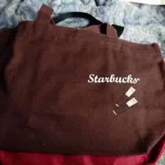 Starbucks エコバッグ ブラウン キャンバス