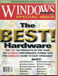 ■【WINDOWS MAGAZINE】SUMMER 1996 (Vol.4,No.1) Best Hardware●TUNE-UPS●UPGRADES