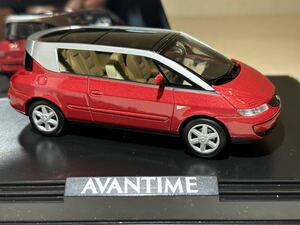  1/43 ルノー純正「ルノー AVANTIME」 レッド NOREV製 Gamme Actualite 