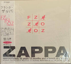【国内帯付CD】フランク・ザッパ / FZ IN OZ フランク・ザッパ / FZ IN OZ 帯付　VR20021 
