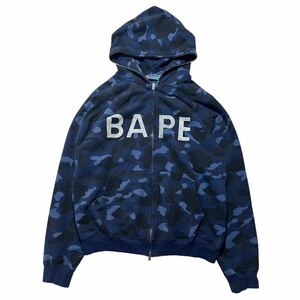 00s A BATHING APE nigo期 サルカモデザインフルジップパーカー エイプ sizeM 希少 BAPE NIGO 本人期 ape 日本製 ノーウェア nowhere 90s