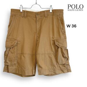 POLO Ralph Lauren wide cargo shorts ポロ ラルフローレン チノ カーゴショーツ ハーフパンツ W36