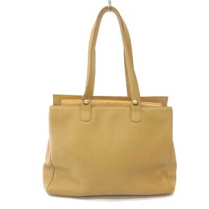 ロエベ LOEWE トートバッグ ショルダーバッグ レザー ゴールド金具 イエロー 黄 レディース