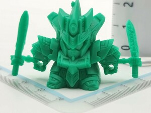 ガン消し SDガンダム 月光騎士 ネオガンダム 未切り 緑[24e29検]GUNDAM消しゴム フィギュアFigurine塩ビ ゴム人形 外伝 円卓の騎士