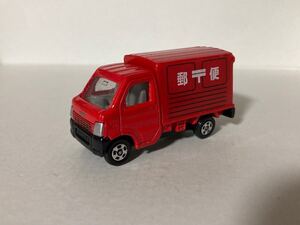 郵便車 傷塗り色ムラ多数 擦れ傷み有 スズキ CARRY キャリー 1/55 中国製トミカ 同梱は土日曜終了分のみ、木曜迄にお支払厳守