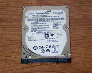 ★ 500GB ★ Seagate 【 ST500LM021 】 薄型7mm　良品 ★C9H