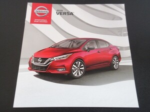 ★日産　カタログ　ヴァーサ　USA　２０２０　即決！