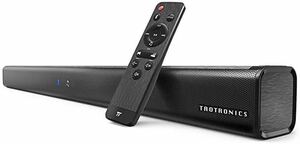 新品★送料無料★TaoTronics ホームシアター スピーカー Bluetooth サウンドバー 40W出力 TV 壁掛け可 リモートコントロール付 TT-SK023