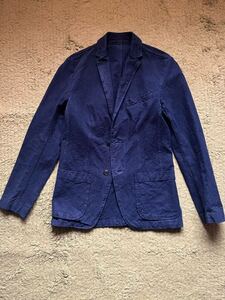 タピアロサンゼルス Tapia LOS ANGELES JACKET PATCH POCKETS ARMY DUCKS 10OZ Garment Dyed Navy ダック生地 セットアップ アメリカ製