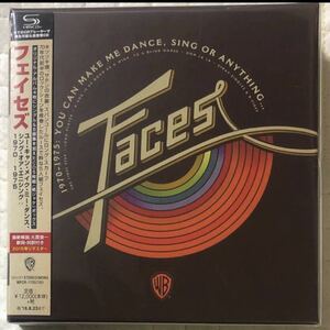 国内盤！5 SHM-CD！FACES/ フェイセズ/ YOU CAN MAKE ME DANCE,SING OR ANYTHING... : 1970-1975 ［WPCR-17057/61］