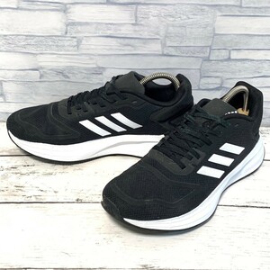 R5507bE adidas アディダス スニーカー ブラック×ホワイト レディース 23cm DURAMO 10 デュラモ10 ランニングシューズ 軽量 GX0709