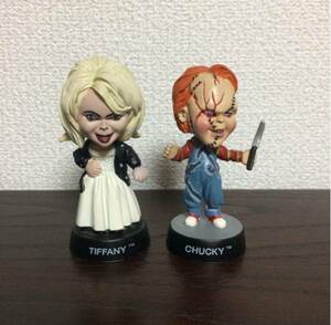 CHUCKY TIFFANY チャッキー ティファニー BRIDE OF CHUCKY フィギュア 洋画 グッズ アメリカン雑貨 2点