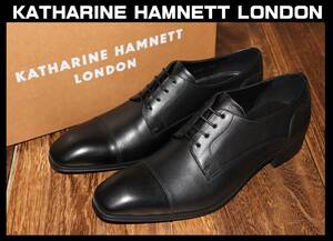 送料無料 即決【未使用】 KATHARINE HAMNETT LONDON ★ 外羽根 ストレートチップ ビジネスシューズ 26cm ★ キャサリンハムネット 3987