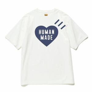 【新品未使用】HUMAN MADE DAILY S/S T-SHIRT 2023.7.14ヒューマンメイド サイズクリアファイル付き オンライン購入 Sサイズ ネイビー