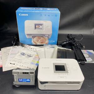 Y132 Canon コンパクトプリンター SELPHY CP740 PHOTO PRINTER & MINOLTA ミノルタ DiMAGE Xt シルバー デジカメ 通電確認済