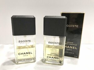 ■【YS-1】 香水 ■ シャネル CHANEL ■ エゴイスト EDT アフターシェイブローション ■ 100ml 2点セット まとめ 【同梱可能商品】■D