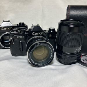 Canon AE-1 FT FL 55mm 1:1.2 Sigma Zoom 70-210mm キャノン 一眼レフ フィルムカメラ レンズ2本セット 