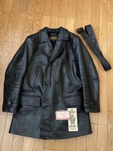 freewheelers curtiss leather coat タグ付きフリーホイーラーズ　レザーコート　馬革レザージャケット　アビエイターコート　カーチス