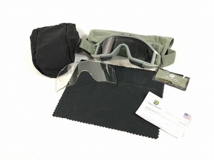 送料無料【米軍放出品】未使用品 ミリタリーゴーグル REVISION デザートローカストゴーグル クリア/スモークレンズ (60) ☆BI26IK-W#24