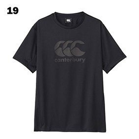 canterbury カンタベリー RP34085 アールプラスフレックスクールコントロールTシャツ ブラック XL