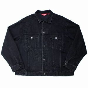 Supreme シュプリーム 24SS S Logo Denim Trucker Jacket デニムジャケット L ブラック