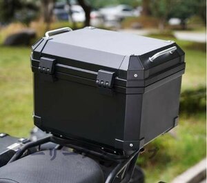 リアボックス 45L ブラック トップケース 大容量 ツーリング バックレスト装備 持ち運び可能