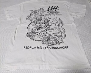 THE BACK HORN BACK HORN バックホーン　バクホン　RED RUM 無限マイナス　３マン　ライブ限定Tシャツ　Mサイズ　レア　